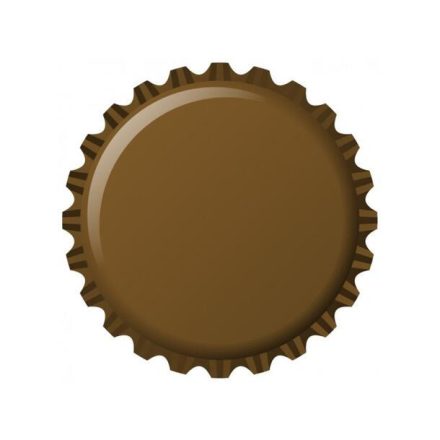 Koronazár - barna metál/bronze 100db